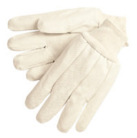 MEMPHIS GLOVE 127-8300C 12 OZ. CANVAS GLOVES W/KNIT WRIST MENS SIZE