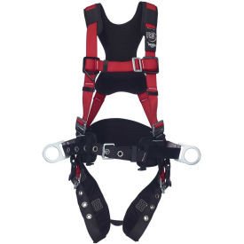 D B Industries Dbi/Sala B1856800 Protecta & #174 Comfort Construction Style Positioning Harness, Tongue Buckle & Pass Thru, M/L