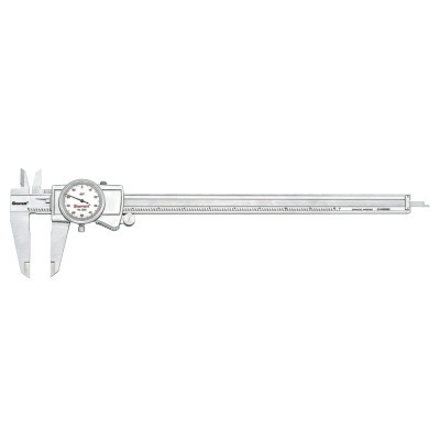 L. S. Starrett Company 681-61466 3202-12 DIAL CALIPER HARDENED STAINLESS STEEL