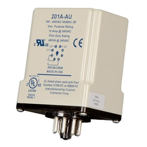 Littelfuse 201A-AU 3-PHASE PLUG-IN VOLT MON/ 190-