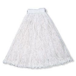 Rubbermaid 115414 Economy Cotton Wet Mop Head - 16-Ounce Size/Dry Weight - Pkg. Of 12 - White