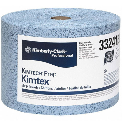 Kc 33241 Kimtex Wiper 9.8X13.4 Blue 717/Roll Kimberly Clark Corp 112298