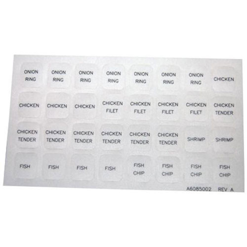 CULVERS RH LBL*Discontinued for Pitco - Part# A6085002