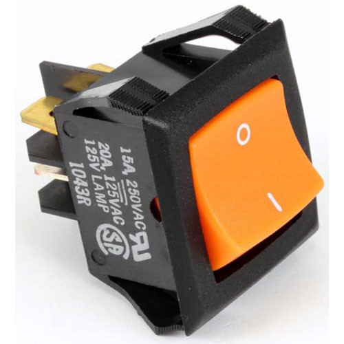 20A@ DPST LIGHTED SWITCH for Duke - Part# 160406
