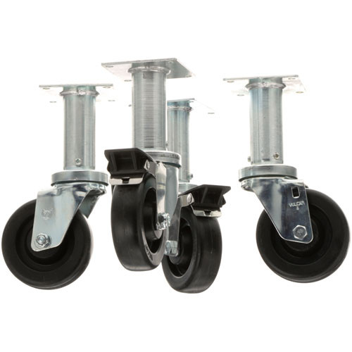CASTERS, 4WHEEL,9LIFT, 4 PK for Pitco - Part# B3901504