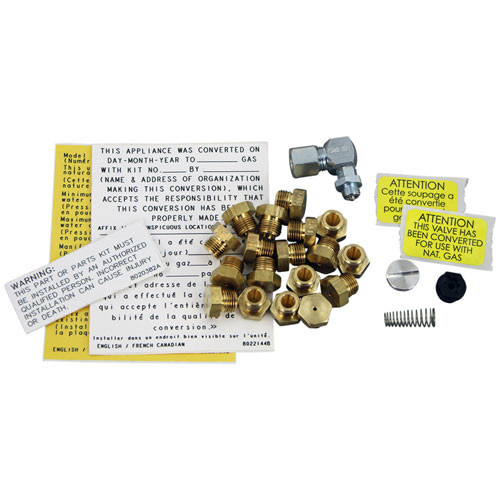 CONVERSION KIT- LP TO NAT for Frymaster - Part# 8261144