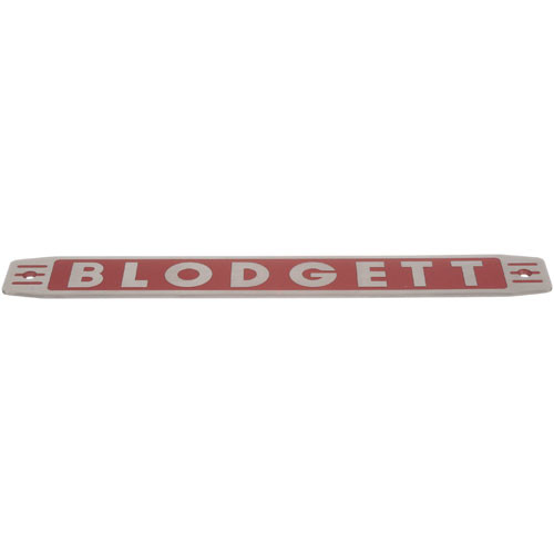 NAME PLATE for Blodgett - Part# 11255
