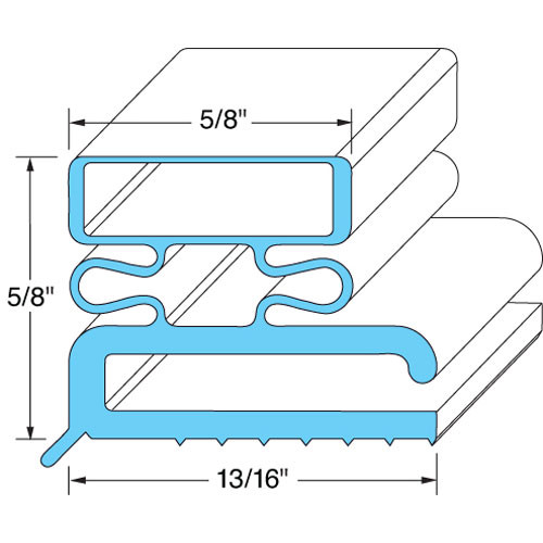 DOOR GASKET23-3/8 X 29-3/8 for Traulsen - Part# SER-04503-00