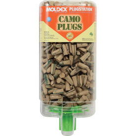 MOLDEX B311647 Camo Plugs & #174 PlugStation & #174 Earplug Dispensers, 500 Pairs/Dispenser