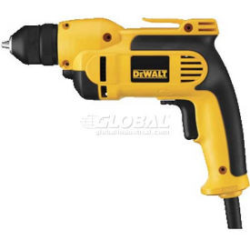 DeWalt B1106669 3/8 VSR Pistol Grip Drill, , 8 Amps, 650W, 0-2500 RPM, Single Gear Reduction