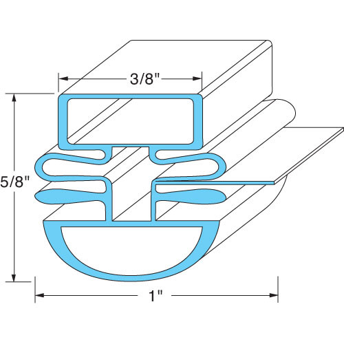 DOOR GASKET for Masterbilt - Part# 02-72407
