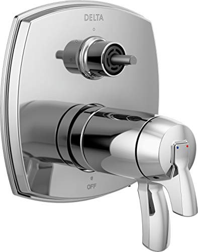 Delta DT27T876LHP Stryke 17 Thermostatic Integrated Diverter Trim with Three Function Diverter Less Diverter Handle Chrome T27T876LHP
