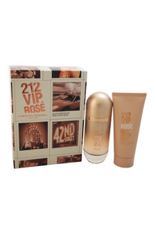 212 VIP Rose W-GS-3773 CAROLINA HERRERA by CAROLINA HERRERA 2 PIECE GIFT SET - 2.7 OZ EAU DE PARFUM SPRAY, 3.4 OZ BODY LOTION WOMEN GIFT SET