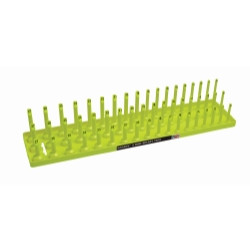 1/2 Metric 3-Row Socket Tray - Hi-Viz Yellow