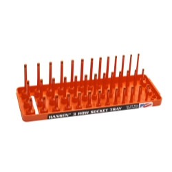 1/4 Metric 3-Row Socket Tray - Orange