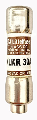Littelfuse KLKR030 .T Class CC Fuse, Fast Acting, 600V, 30 Amp (Pack of 10)