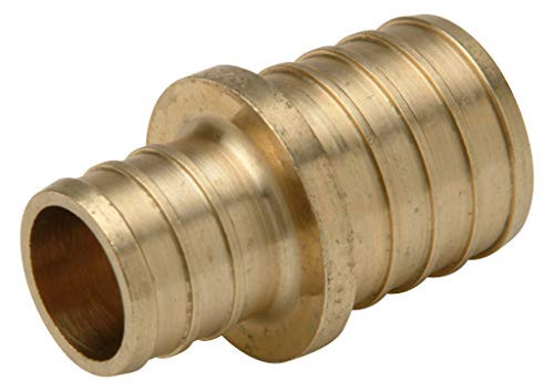 Zurn QQQC86GX  Crimp XL Coupling, Large Diameter, 2" Barb X 1-1/4" Barb, Brass (Pack of 5)