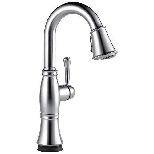 Delta 9997T-AR-PR-DST Delta Cassidy Single Handle Pulldown Bar/Prep with ToucH2O Technology - Lumicoat Arctic Stainless