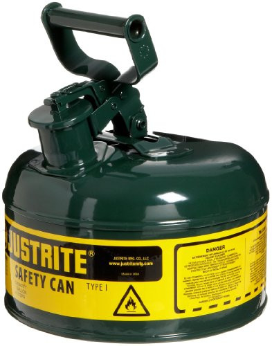 JUSTRITE 400-7110400 1G/4L SAFE CAN GRN