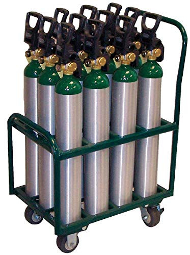 SAF-T-CART 339-MDE-12 MEDICAL CART 12 D/E CYL