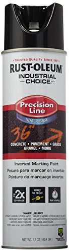 RUST-OLEUM 647-1875838 BLACK W/B MARKING SPRAYPAINT 17 FL OZ