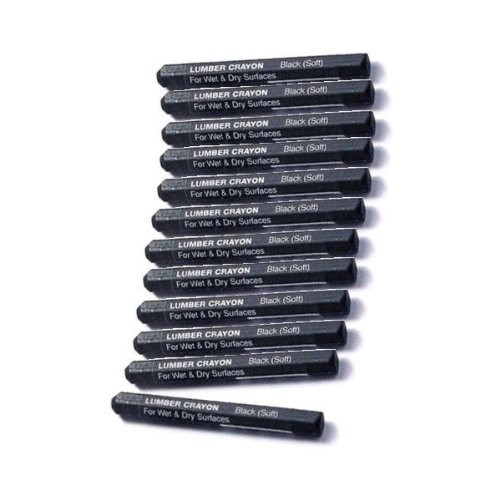 DIXON TICONDEROGA 464-36512 365-1/2SOFT GRAPHITE LUMBER CRAYON 4-1/