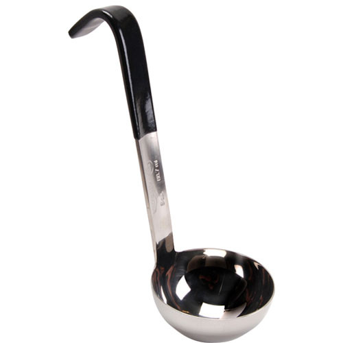 LADLE, 3 OZ,S/S,BLACK,6HDL