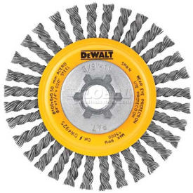 DeWalt B1035573 HP Stringer Wire Wheel, , 4 X 5/8-11, 20000 RPM, .020 Stainless Steel Wire, 6/PK