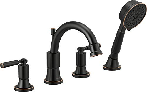 Delta PTT4523 Faucet -OB Westchester Roman Tub Trim Kit with Hand Shower, Oil-Rubbed Bronze