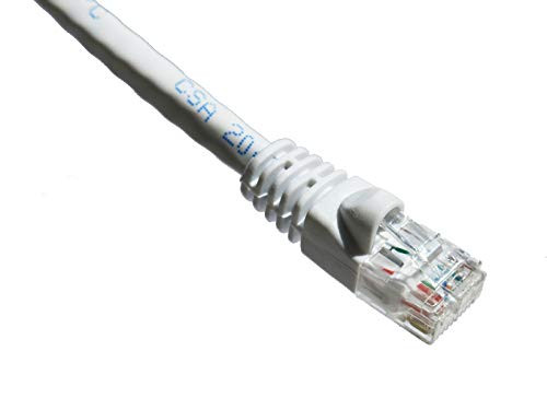 AXIOM C5EMB-W7-AX AXIOM 7FT CAT5E 350MHZ PATCH CABLE MOLDED BOOT (WHITE)