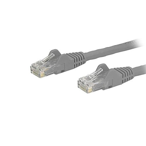 STARTECH.COM N6PATCH30GR 30FT GRAY CAT6 ETHERNET CABLE DELIVERS MULTI GIGABIT 1/2.5/5GBPS & 10GBPS UP TO