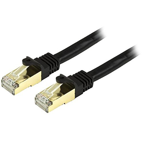 STARTECH.COM C6ASPAT2BK CAT6A ETHERNET CABLE DELIVERS 10 GIGABIT CONNECTION FREE OF NOISE   EMI/RFI INTE