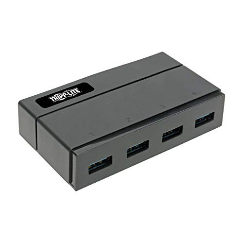 TRIPP LITE U360-004-2F 4-PORT USB 3.0 SUPERSPEED HUB FOR DATA AND USB CHARGING - USB-A, BC 1.2, 2.4A