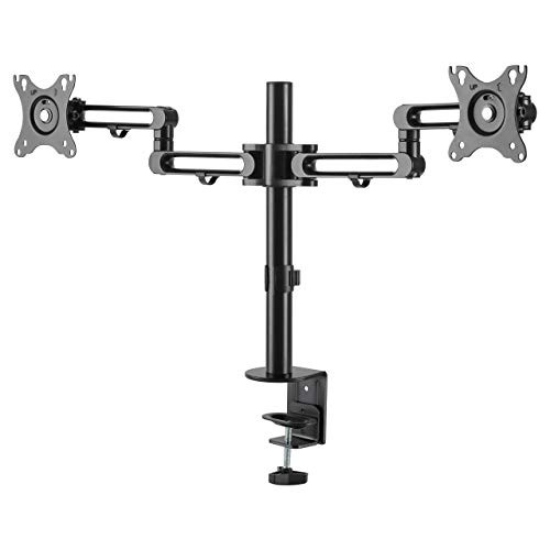 STARTECH.COM ARMDUAL MOUNT TWO DISPLAYS ON YOUR DESK OR THROUGH A GROMMET WITH THIS DESK MOUNT DUAL M
