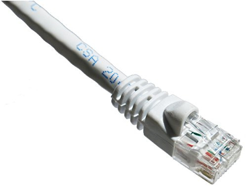 AXIOM C5EMB-W25-AX AXIOM 25FT CAT5E 350MHZ PATCH CABLE MOLDED BOOT (WHITE)