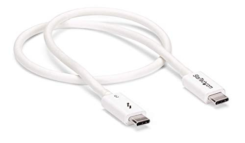 STARTECH.COM TBLT34MM50CW PROVIDE 4 TIMES THE DATA TRANSFER SPEED OF ANY OTHER CABLE TYPE ENABLE DUAL 4K 6