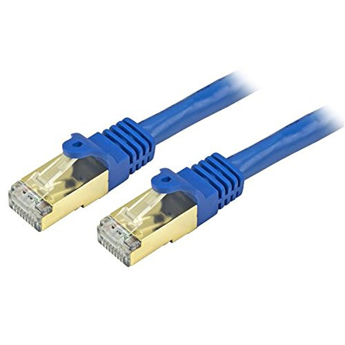 STARTECH.COM C6ASPAT15BL CAT6A ETHERNET CABLE DELIVERS 10 GIGABIT CONNECTION FREE OF NOISE   EMI/RFI INTE