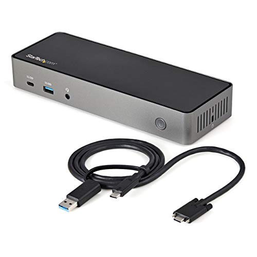 STARTECH.COM DK31C3HDPD UNIVERSAL HYBRID USB-C USB-A DOCK (USB 3.1 GEN 2 10GBPS) - 4K TRIPLE MONITOR DOC