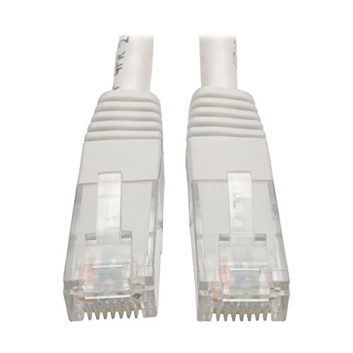 TRIPP LITE N200-100-WH CAT6 GIGABIT MOLDED PATCH CABLE (RJ45 M/M), WHITE, 100 FT.