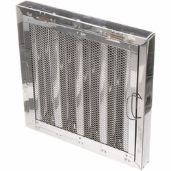 HOOD FILTER; TYPE6; S/S;;16X16 W/SPK ARST;BTM BRK