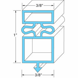 DOOR GASKET;25 1/8 X 54 1/8