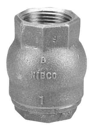 Nibco NP 1-12 BRZ 250# THRD RNG CHK NL9308C