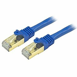 STARTECH.COM C6ASPAT12BL CAT6A ETHERNET CABLE DELIVERS 10 GIGABIT CONNECTION FREE OF NOISE   EMI/RFI INTE
