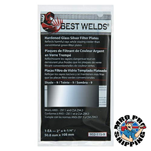 BEST WELDS 901-932-115-9 BW-FS-2X4-1/4 #9 SILVERP LATE