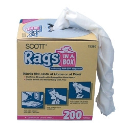 Kimberly Clark KIM75260-8 8 Cases-Scott Rags In A Box
