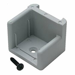 T-H MARINE232-DS1LDP DOOR STOP GRAY W/RIBS LEFT