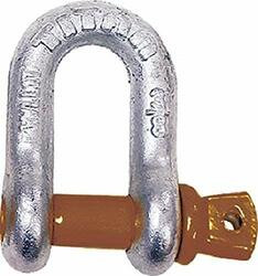 MARTYR ANODES491-10319062 SHACKLE-D ANCHOR GALV 1/4IN