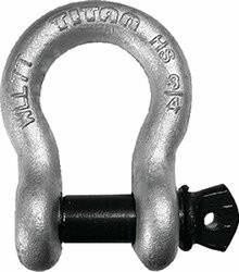 MARTYR ANODES491-10319610 SHACKLE-ANCHOR 3/8IN HT GALV