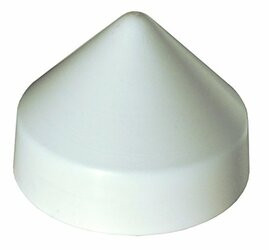 DOCK EDGE686-91821F PILING CAP 12 CONE OFF WHITE