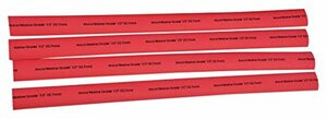 ANCOR639-306606 HEATSHRINK TUBE 3/4X6 RED 4/PK